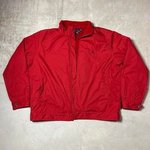 vintage fleece lined polo workwear